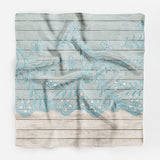 Wood Lace Women Neck Tie Silk Scarf Bandana Scarf