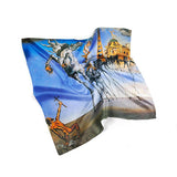 Salvador Dali Silk Scarf Bandana Scarf Women Scarf