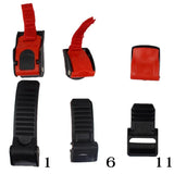 Motorcycle Helmet Buckles Chin Strap Speed Sewing Clip Bicycle Helmet Buckles Motor Bike Motocross Chin Strap Flexible Clip