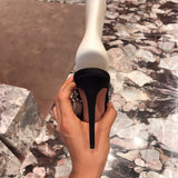 New Women Sandals Shining Crystal Heel Women Sexy High Heels Summer Sandals Slipper Shoes