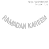 Eid Mubarak Decoration Kareem Happy Ramadan Decoration Muslim Islamic Muslim Festival Decoration Ramadan Supplies Aid Mubarek