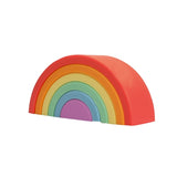 1 Set Rainbow Silicone Stacking Toys for Children