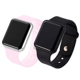 2PCS LED Digital Lovers Watches