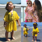 Baby Girl's Cover-Up Summer Floral Tassel Toddler Beach Dress