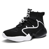 Custom Logo Big Size High Top Size14 Black Light Up Running Private Label Sports Sneakers Shoes
