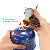 Lixada 3500W Portable Outdoor Camping Gas Stove Hiking Backpacking Picnic Ultralight Cooking Gas Burner Stove Furnace