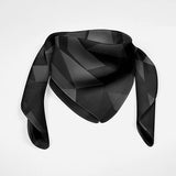 Geometric Silk Scarf Man Silk Square Scarf Gift