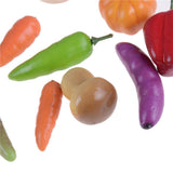 10pcs/Lot Kid's Miniature Pretend Vegetable Toys