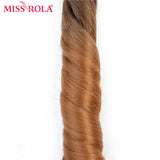 Miss Rola Ombre Wavy Hair Bundles Synthetic Hair Extensions