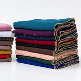 New Product Diamond Chiffon Women Long Hijab Scarf Muslim Lady Hijab Caps Islam Clothing Turkish Turban Shawl Headscarves
