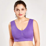 Sexy plus size Bras for Women Breathable Seamless Bra bh grote maat push up Bra Big size 120D Sport brassiere