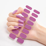 Nail-art Sticker Pure Solid Color Self Adhesive Nail Sticker Nail Sticker