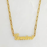 Annie Zodiac Chain Necklace