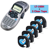 Original Dymo LetraTag LT-100H Label Printers Handheld Label Maker for LT 12267 91201 91202 91203 91204 91205 LT 18769 18771 - shopwishi 
