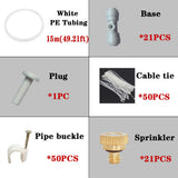 Atomizing Spray Cooling Water Fog Sprayer System Garden Nebulizer