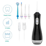 2021 Hot Selling Black Cordless Water Flosser for Adult& Kids