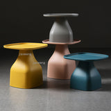 Nordic Plastic Side Table Creative End Tables Living Room Corner Table Outdoor Small Sofa Coffee Table Modern Kitchen Furniture