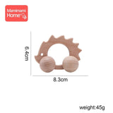 1pc Baby Toys Wooden Car BPA Free Beech Wood Teether Cartoon Organic Wooden Car Montessori Toys for Children Teething Nurse Gift