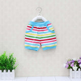 Little Q Baby Boys Striped Shorts With Pockets