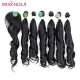 Miss Rola Ombre Wavy Hair Bundles Synthetic Hair Extensions