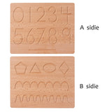 Montessori Children's Wooden Spelling Letters Practice Board