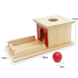 Montessori Toddler's Wooden Sensorial Box Board Puzzle