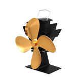 4 Blades Fireplace Fan Thermal Energy Burner Fan