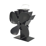 4 Blades Fireplace Fan Thermal Energy Burner Fan