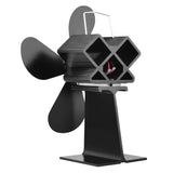 4 Blades Heat Powered Stove Fan Log Wood Burner