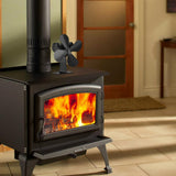 4 Blades Heat Powered Wood Stove Fan 203CFM Eco