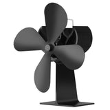4 Blades Heat Powered Wood Stove Fan 203CFM Eco