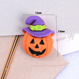 20pcs/Lot Resin Halloween Accessories Flat Back Cabochon Embellishments for Scrapbooking DIY Decoration Crafts Party Supplies
