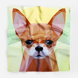 Chihuahua Silk Scarf Dog Bandana Scarf Silk Square