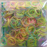 600 Elastic Different Colors Rubber Loom Bands Bracelet