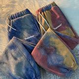 Tie Dye Women's Loose High Waist Long Sweatpants