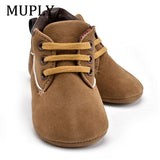 New Spring / Autumn Infant Baby Boy Soft Sole PU Leather First Walkers Crib Shoes 0-18 Months Non-Slip Footwear Crib Shoes