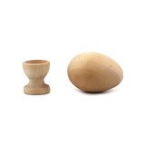 DIY Montessori Wooden Egg and Cup 1:1 Simulation Wooden Egg Children's Toy