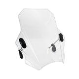 Universal Motorcycle Windshield Windscreen Wind Deflector With Adjustable Bracket  Fit for BMW Honda Yamaha Kawasaki Suzuki