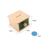 Baby Wood Montessori Materials Knocking Ball Box Toys for Children