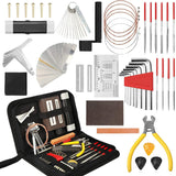 54PCS Guitar Repair Maintenance Tool Kit Stringed Instruments Luthier Necessary Tools
