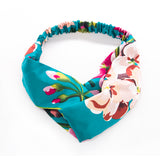 Women Girls Summer Bohemian Hair Bands Print Headbands Retro Cross Turban