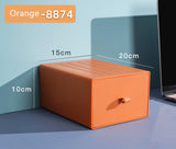 Plastic Desktop Organizer With Drawers Mini Desk Storage for Office Vanity Cosmetic Makeup Organizer With Storage Case