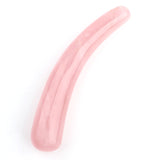Wholesale Crystal Bend  Polished Wands Healing  Rose Quartz Crystal Dildo for Women
