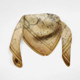 Antique Star Map Silk Space Silk Square Scarf Gift