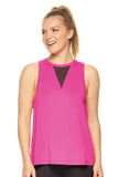 AE264 Women's Tie Back Muscle Tee
