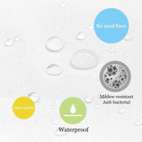 Leaf Weed Cool Skull Bath Curtains Bathroom Accessories Set