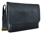 Aiden Leather Business Laptop Messenger Cross Body Bag