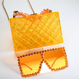 Handbags Matching Purse and Glasses Set Bulks of Women Sunglasses and Purse Set