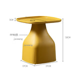 Nordic Plastic Side Table Creative End Tables Living Room Corner Table Outdoor Small Sofa Coffee Table Modern Kitchen Furniture