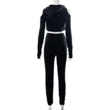 Fall 2021 Women Clothes Ladies Jogging Sweatsuit Hoodie Autumn 2 Piece Workout Set Women Outfits Woman Two Piece Pants Set
